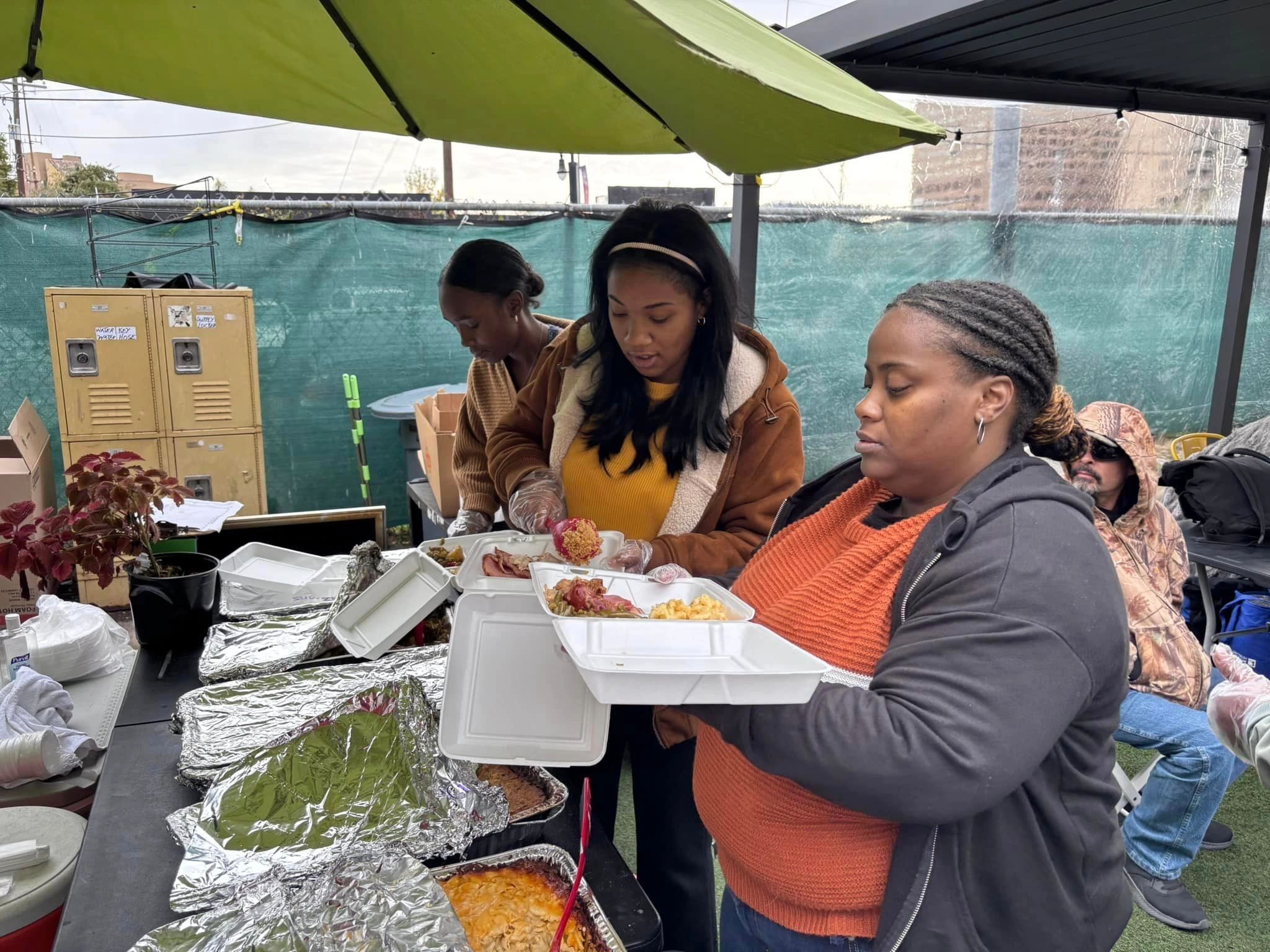 ReSIST volunteers at The ARCH Thanksgiving outreach 2024